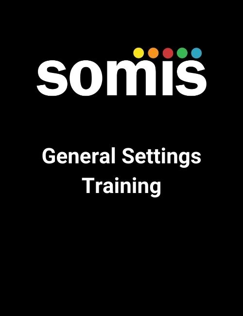 SOMIS - General Settings Training